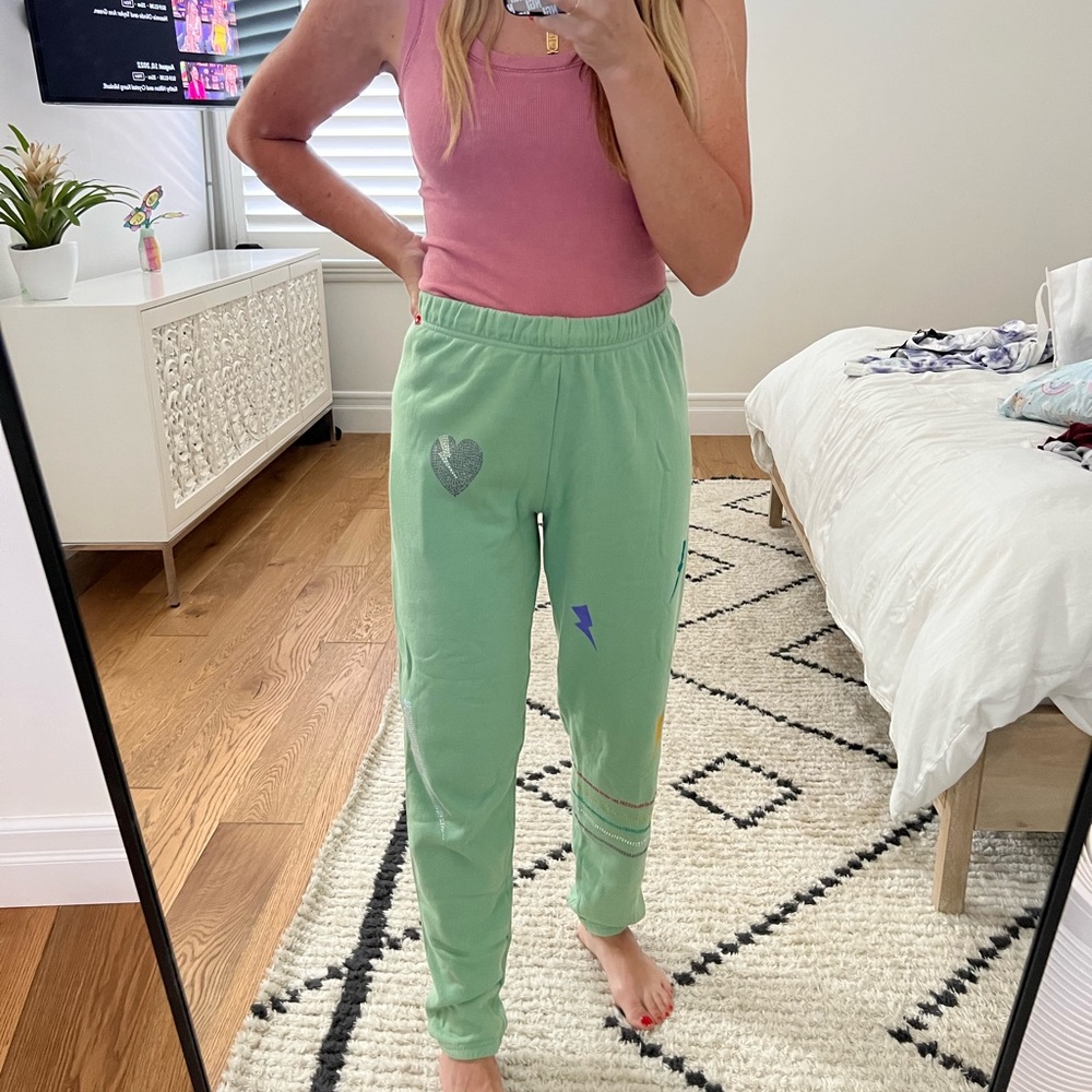 Lauren Moshi rhinestone Sweats